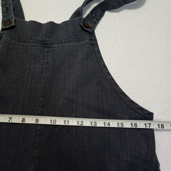 Sozy Overalls Soft Cozy Womens S Gray Adjustable Straps Side Pockets - Picture 9 of 10